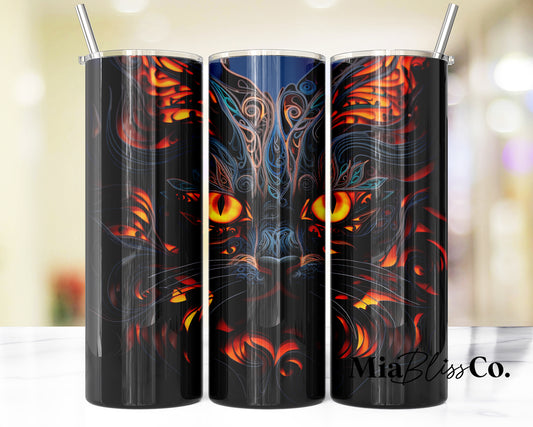 20 oz cat tumbler